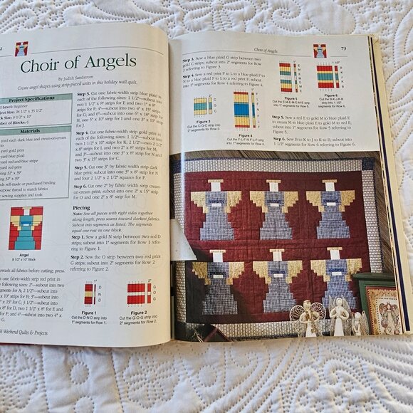 Vintage 1988 and 2001 Quilting Books Bundle - Small Projects & Weekend Quilts - Picture 11 of 16